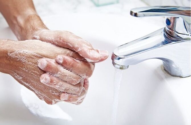 wash your hands to prevent parasite infestation